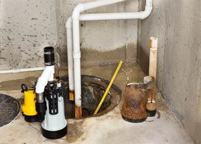 New York sump pump installation.